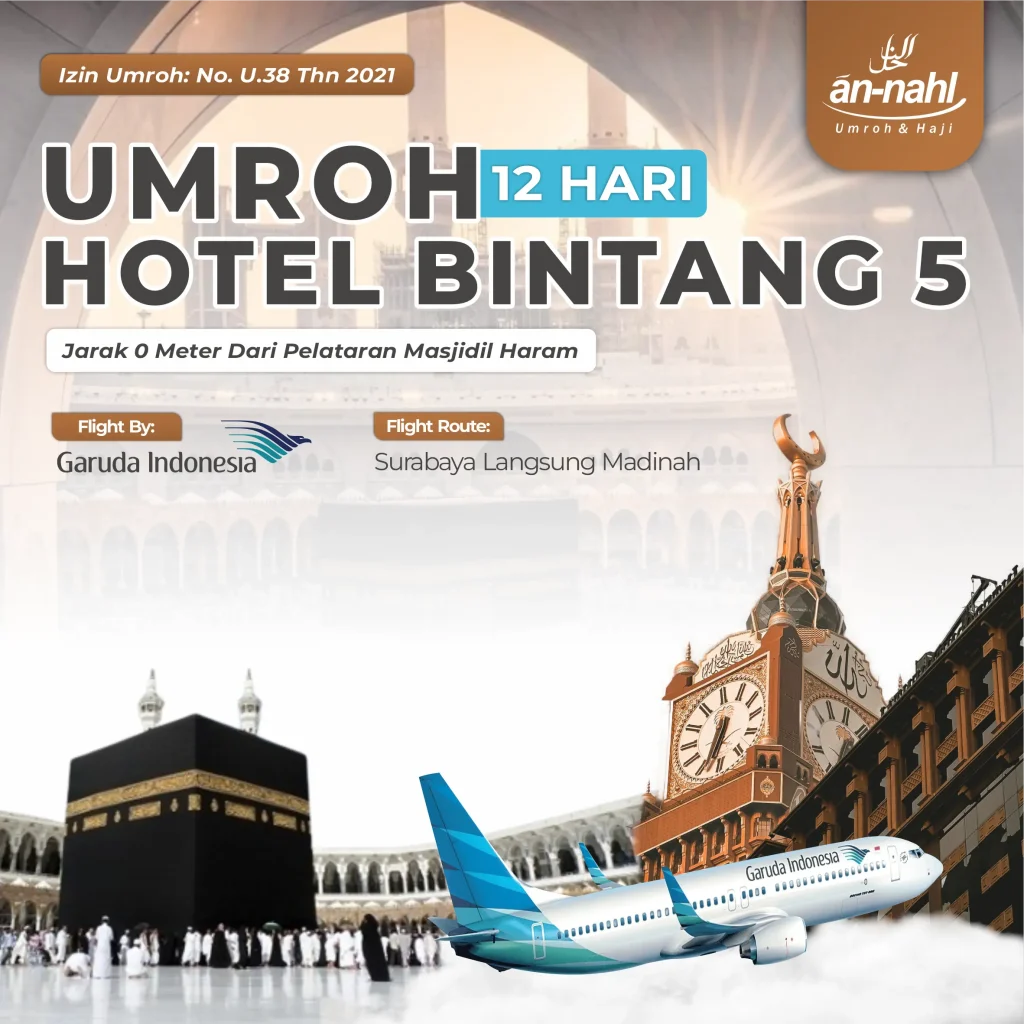 Umroh 12 Hari Promo Bintang 5