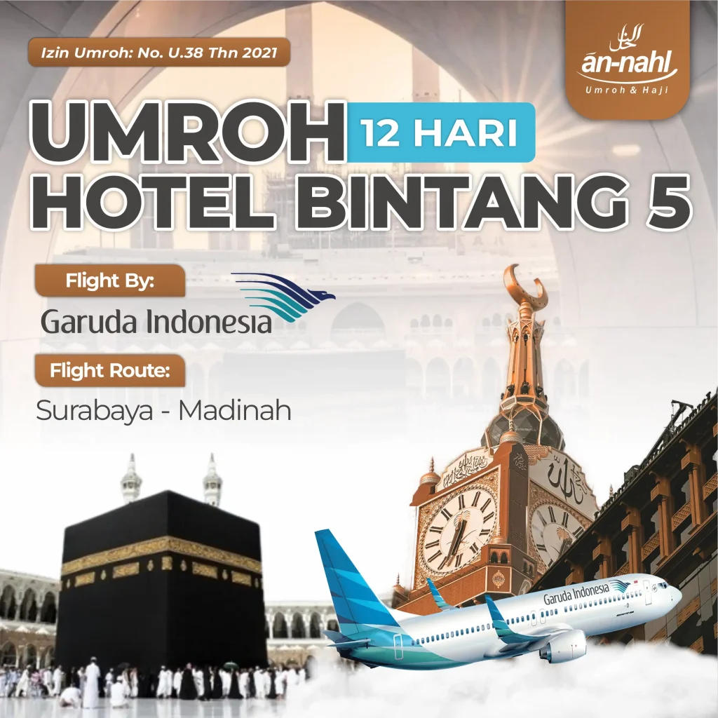 Umroh 12 Hari by GA Madinah An-Nahl